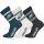 NFL Eagles 3 darabos Crew zokni - Green/White/Black