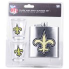 Saints fém flaska poharakkal (2db)