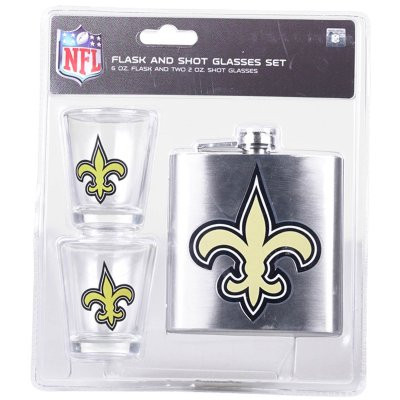 Saints fém flaska poharakkal (2db)