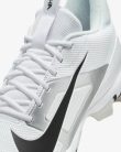 Nike Alpha Menace Shark 4 amerikai foci cipő - Fehér (OL/DL/LB/TE/FB)