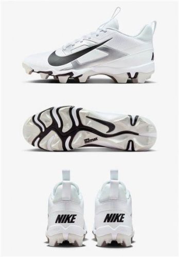 Nike Alpha Menace Shark 4 amerikai foci cipő - Fehér (OL/DL/LB/TE/FB)