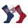 NFL Giants 3 darabos Crew zokni - Blue/White/Red