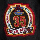 NFL BLACK OUT COLLECTION VARSITY JACKET - Mitchell & Ness - Kansas City Chiefs kabát