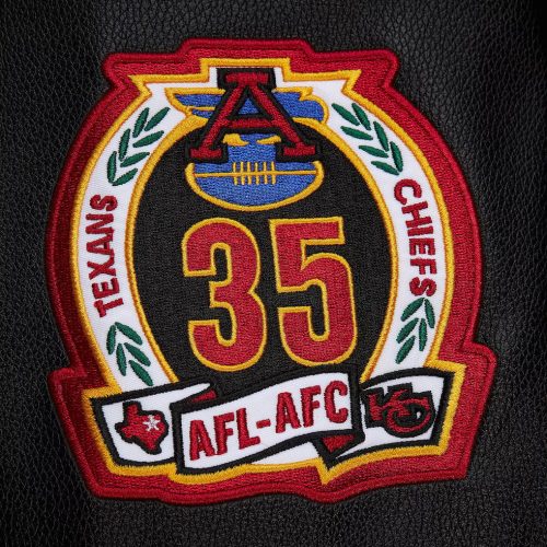 NFL BLACK OUT COLLECTION VARSITY JACKET - Mitchell & Ness - Kansas City Chiefs kabát