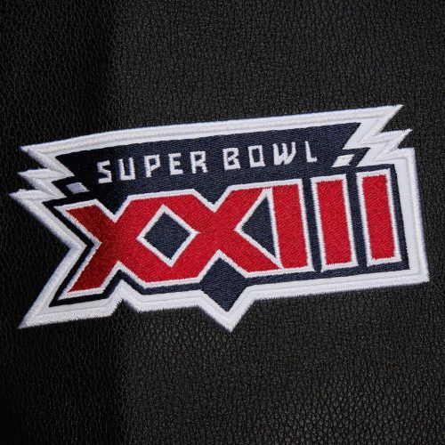 NFL BLACK OUT COLLECTION VARSITY JACKET - Mitchell & Ness - San Francisco 49ers kabát