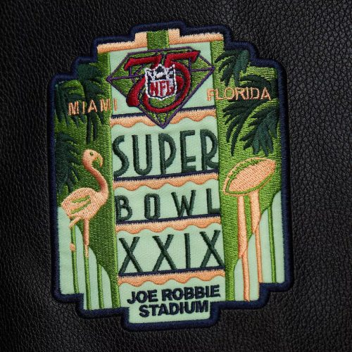 NFL BLACK OUT COLLECTION VARSITY JACKET - Mitchell & Ness - San Francisco 49ers kabát