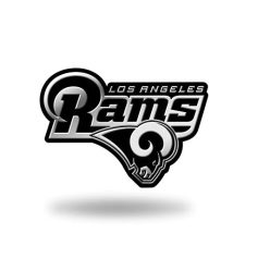 Rams - 3D Auto Chrome Embléma
