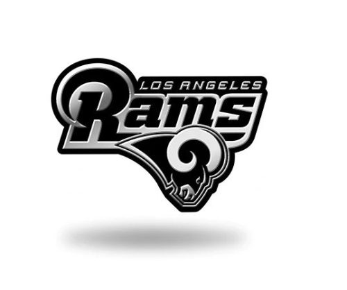 Rams - 3D Auto Chrome Embléma