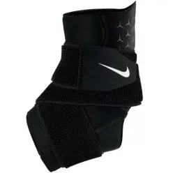 NIKE Pro Dri-Fit bokavédő, pánttal - FEKETE - L