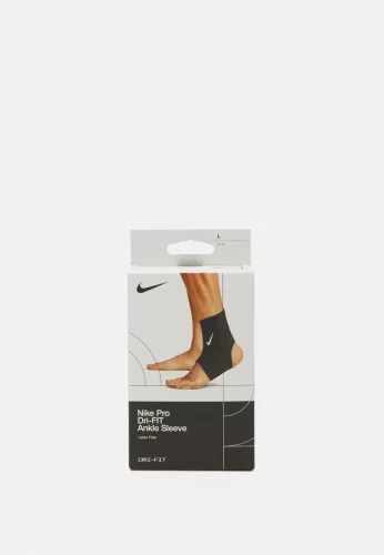 NIKE Pro Dri-Fit bokavédő, pánttal - FEKETE - M