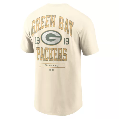 Green Bay Packers Nike Freestyle Club Crew Póló Natural white