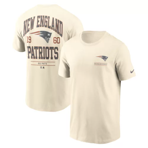 New England Patriots Nike Freestyle Club Crew Póló Natural white