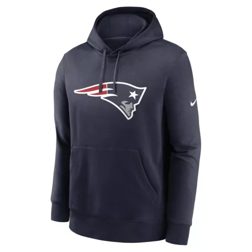New England Patriots Nike Club Logo Hoodie kapucnis pulóver