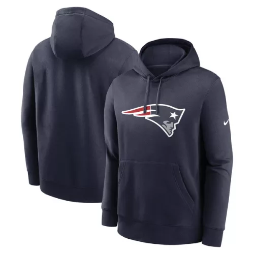 New England Patriots Nike Club Logo Hoodie kapucnis pulóver