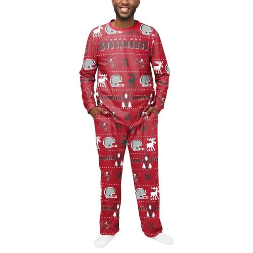 Buccaneers - Férfi kereknyakú Ugly pizsama