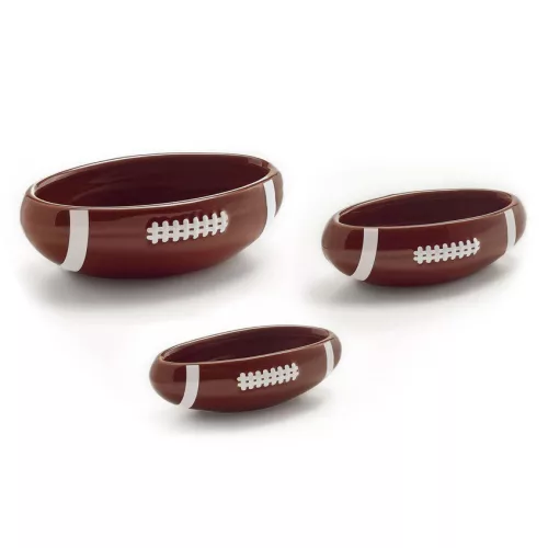 40YARDS amerikai futball Snack Tálkák (3 darab: 16, 13, 10 cm)