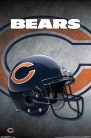 Chicago Bears Helmet Poszter