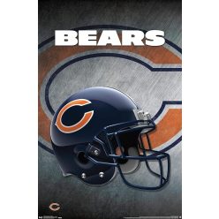 Chicago Bears Helmet Poszter