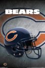 Chicago Bears Helmet Poszter