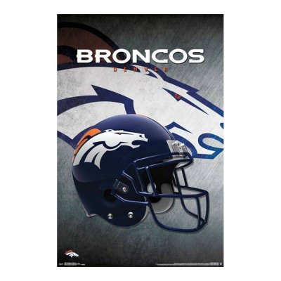 Denver Broncos Helmet Poszter