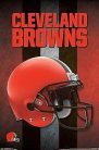 Cleveland Browns Helmet Poszter
