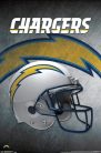 Los Angeles Chargers Helmet Poszter