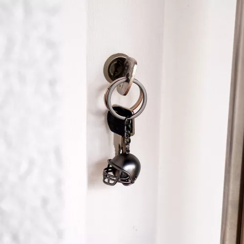 40YARDS 3D fém kulcstartó - sisak