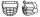 Riddell S2BDC-HT-LW Fekete
