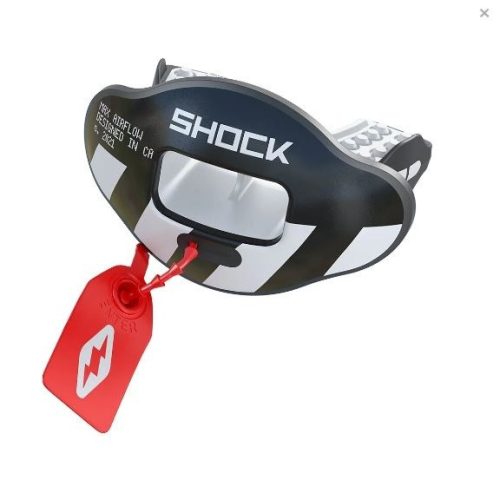 Max Air Flow Lip Guard - 3D Stripes Fekete/Fehér