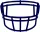 SO2REG - Navy sisakrács - WR/RB/DB/LB/TE - XL